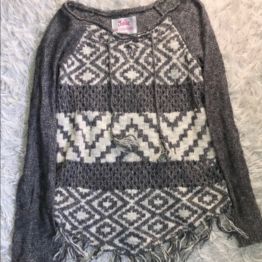 Justice sweater